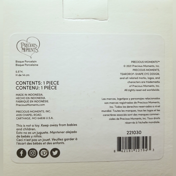 Precious Moments/You Make My Day Brrr-fect/2021/NIB - Picture 8 of 8